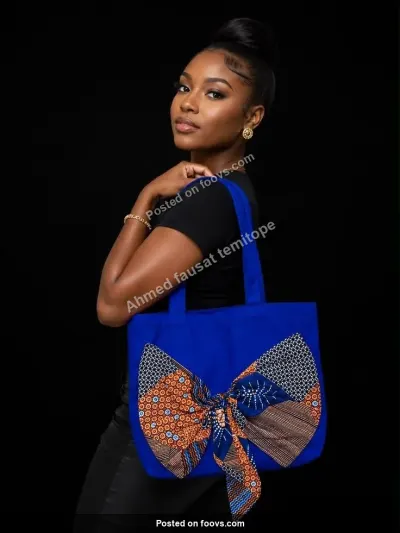 Ankara tote bag